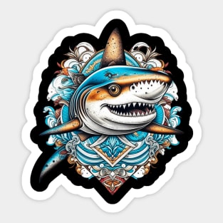 Shark Heritage Sticker